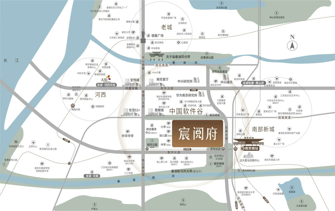 中铁龙湖宸阅府区位图