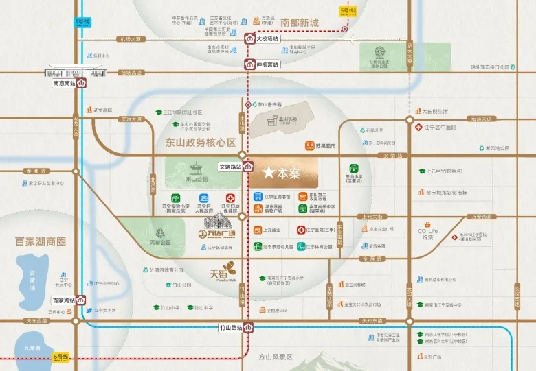 中建东山樾府区位图